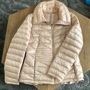 NWT Calvin Klein premium down lightweight pack able jacket L